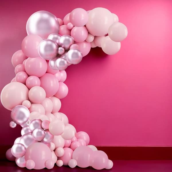 Bursdag Bryllup Rosa Ballonger