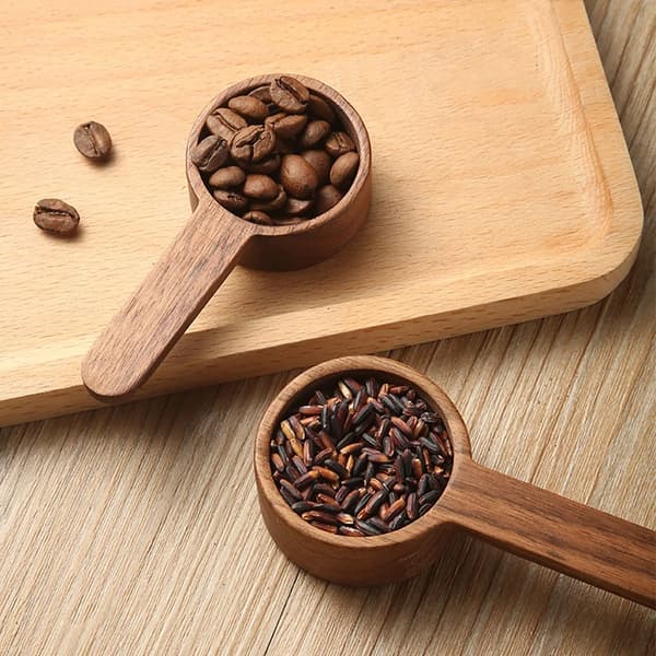 Kaffesked i trä, köksmått LBEECH BOK LBeech