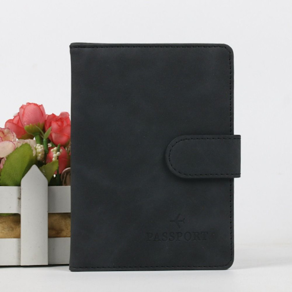 RFID Pas-holder Pas-taske SORT black
