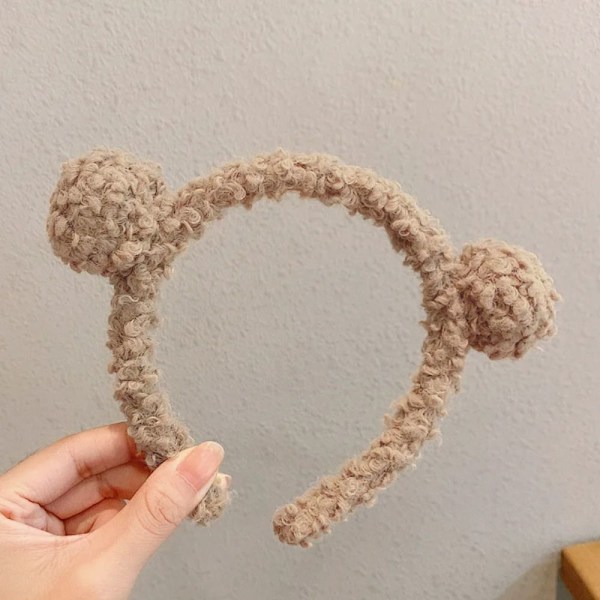 Pehmopääpanta Bear Ears -hiusnauhat KELTAINEN yellow