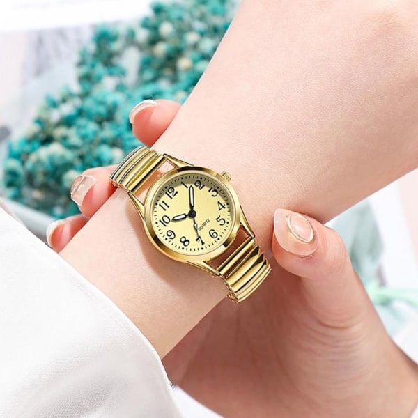 Watch Quartz Armbandsur GULD KVINNOR Gold women