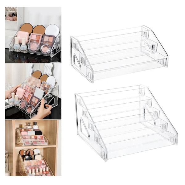 Transparent displaystativ Akryl opbevaringsstativ L L
