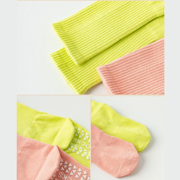 Yogastrømper Gulvstrømper PINK pink