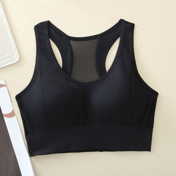 Sportsundertøj Fitnessvest SORT L Black L