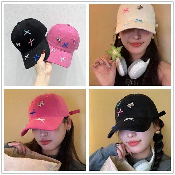 Cap Bow Baseball Caps MUSTA Black