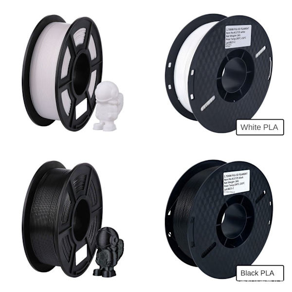 3D Printing Pen Supplies PLA Printer Filament SORT Black