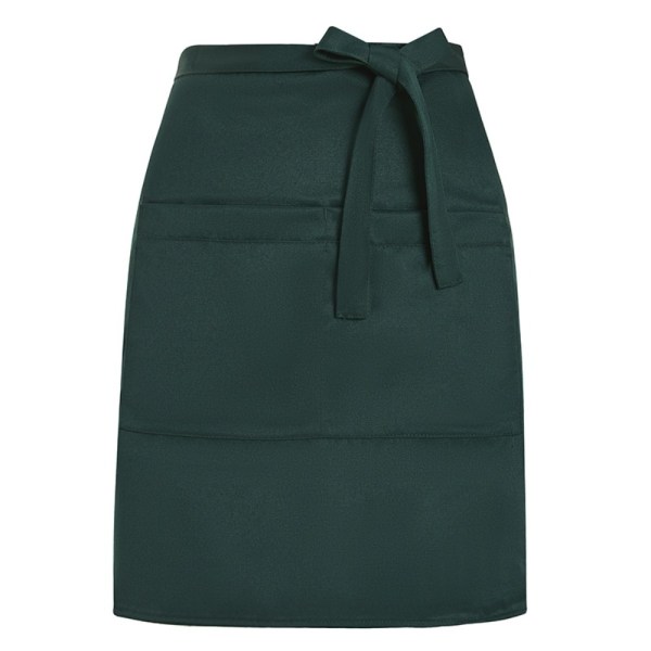Tarjoilijan puolipitkä esiliina kokin esiliina TUMMAVIHREÄ TUMMAVIHREÄ Dark Green