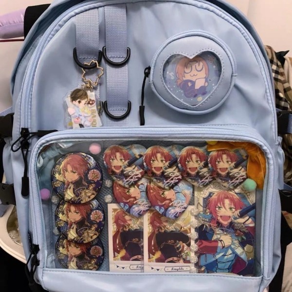 All Match Ita Bag Transparent Rygsække BLÅ blue