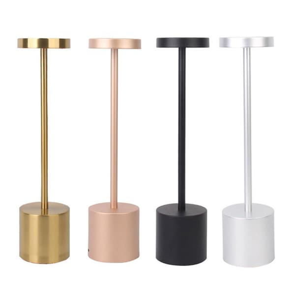 LED Skrivebordslampe Touch Dæmpning Bordlamper GULD Gold