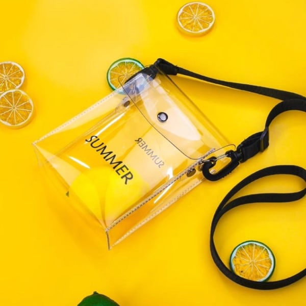 Olkalaukku Crossbody Laukku LÄPINÄKYVÄ Transparent