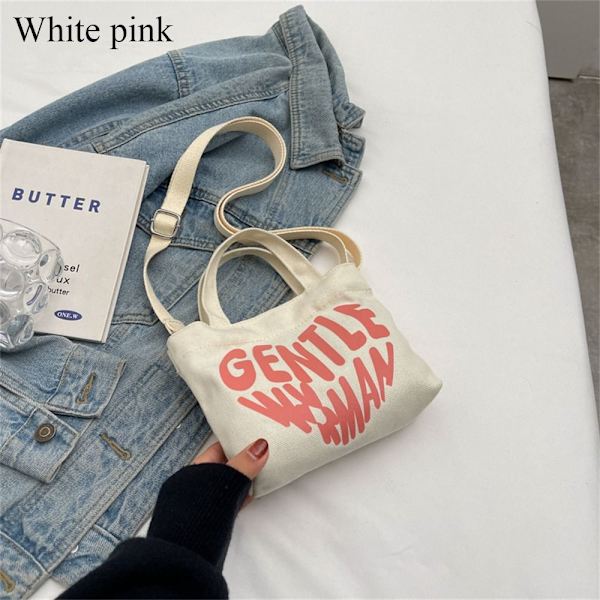 Skuldervesker Crossbody-vesker HVIT&ROSA white&pink