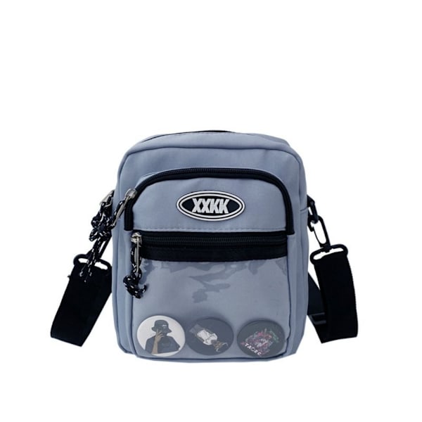 Canvas axelväska Crossbody väska BLÅ Blue