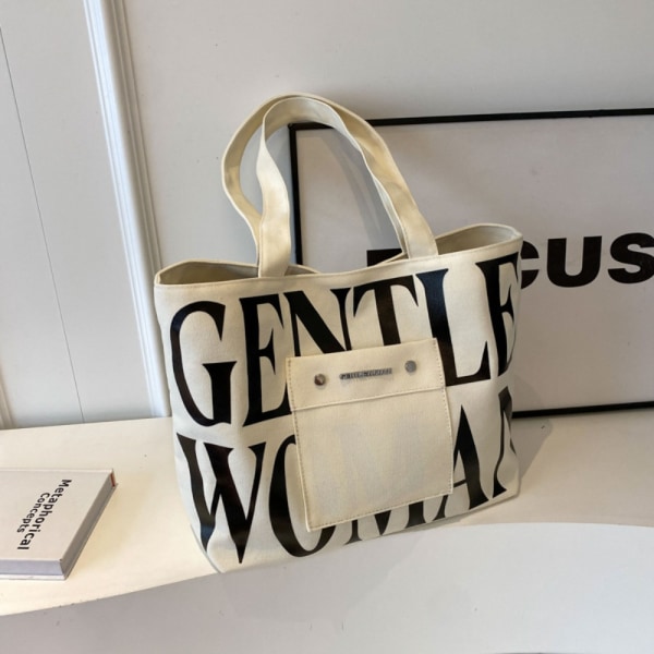 Lerretsveske Shopping Bag OFF WHITE OFF WHITE Off white