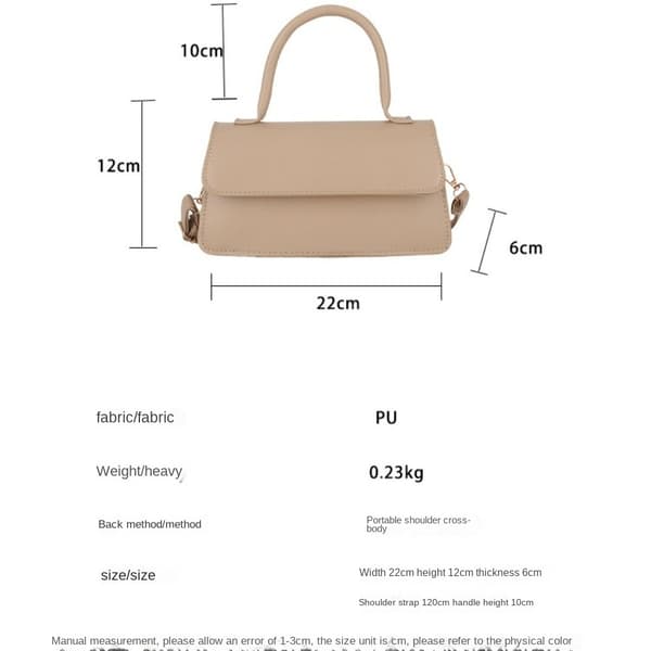 Skulderveske Messengerbag KHAKI Khaki