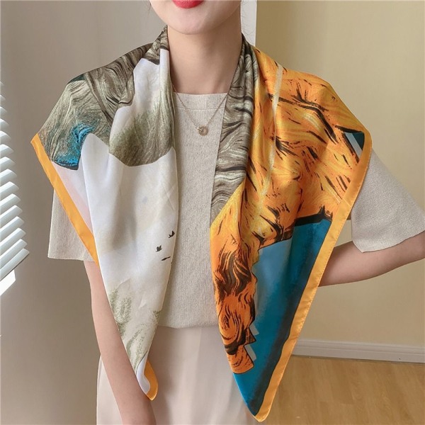 Silk Scarf Beach Shawl 10 10 10