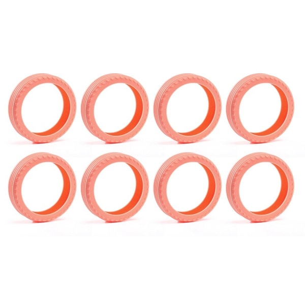 8ST/ Set Resebagage Caster Skor Resväska Hjul Skydd Orange 8Pcs-8Pcs