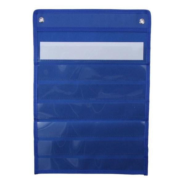 Magnetic Pocket Chart 7 Layer DIY White Card Chart Bag
