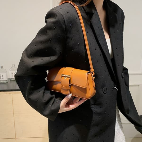 Skulderveske Underarmsveske BRUN Brown