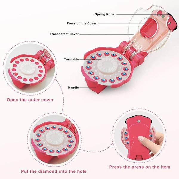 Hair Jewel Machine Princess Girl Makeup Toy Set 1 1 1