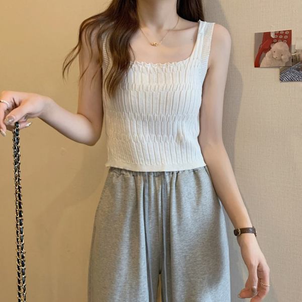 Strappy Tank Topit Hottie Sling ROSE RED rose red