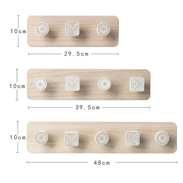Vægkroge Nøgleholder 4 KROGE 4 KROGE 4 Hooks