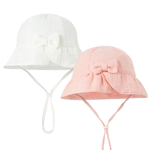 Flickor Solhatt Baby Kepsar LJUSGRÅ light grey