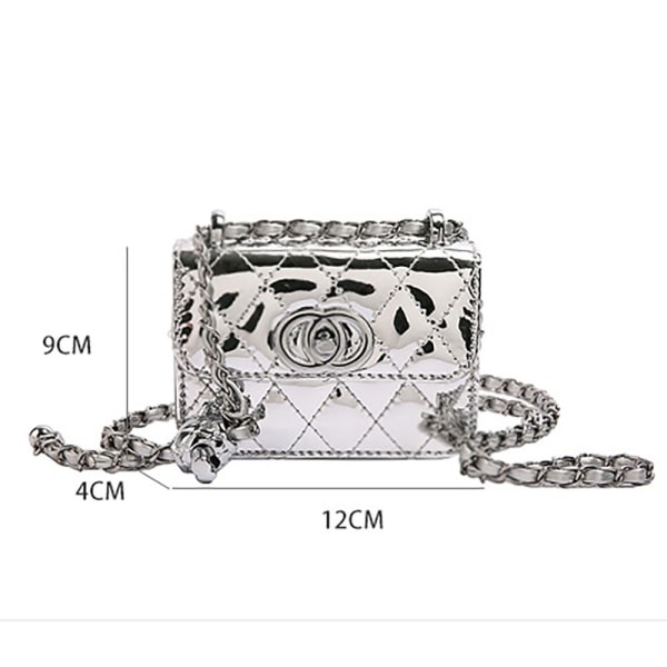 Crossbody Taske Håndtaske SØLV Silver