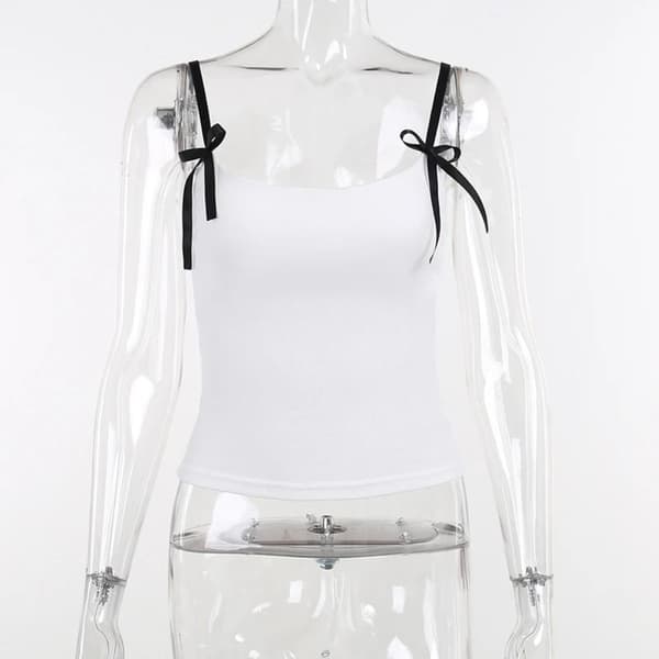 Crop Top Strikkede Camis M m