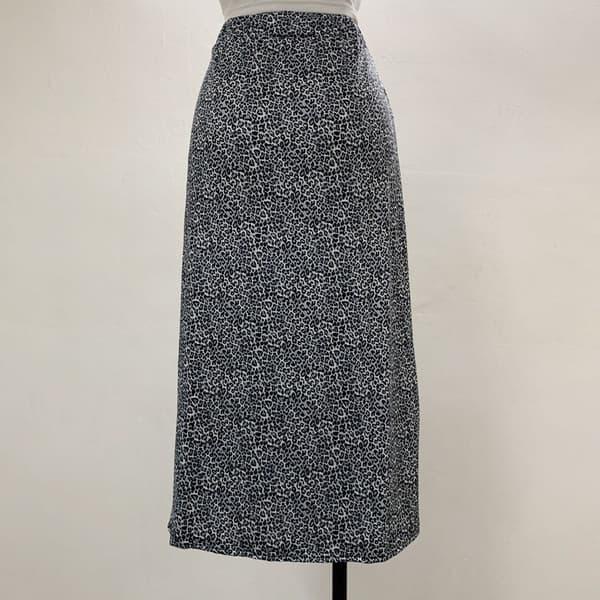 Midi-lang Skrit Leopard Lang Nederdel LB B LB