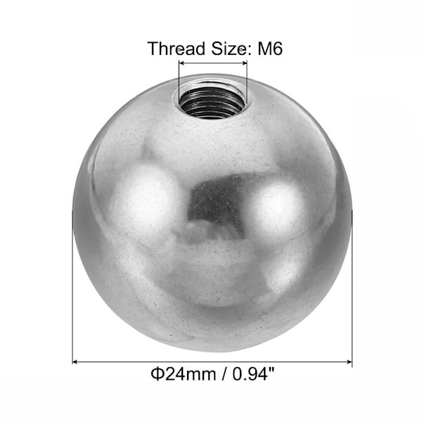 4st M4/M6 Kulmuttrar Knopp Blindhål Cover CAP M6x24mm