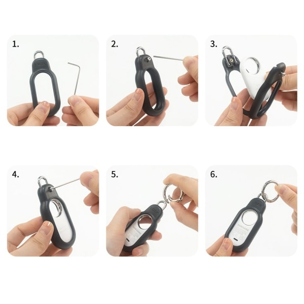 Turvalukko Case Tracker Secure Holder LÄPINÄKYVÄ Transparent