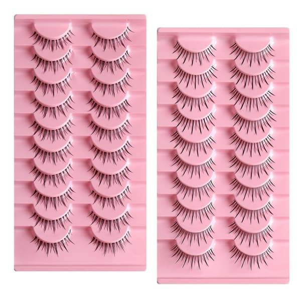 10 Par Manga Vippehår False Eyelashes TM01 TM01 TM01