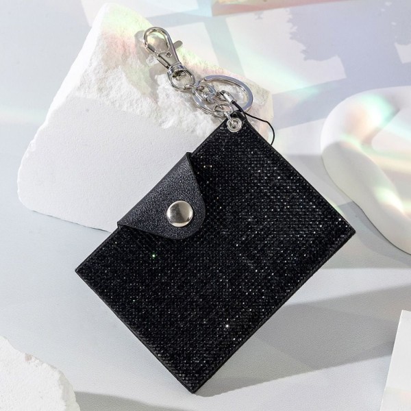 Rhinestone Wallet Short Wallet C C C