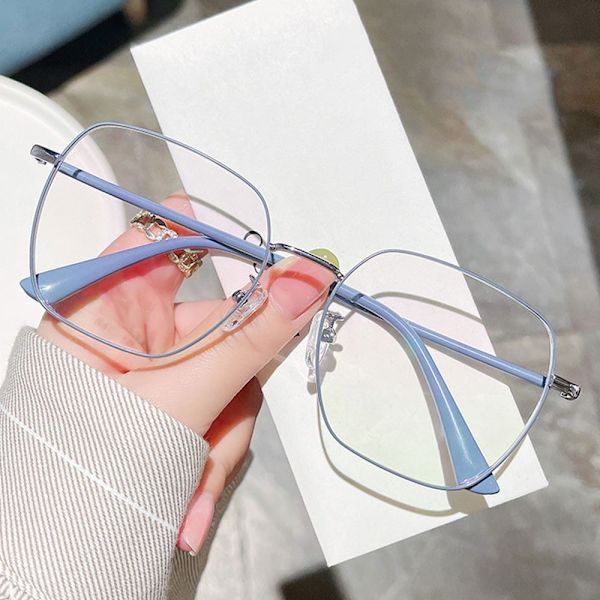 Anti-Blue Light Glasses Neliömäiset silmälasit SININEN Blue