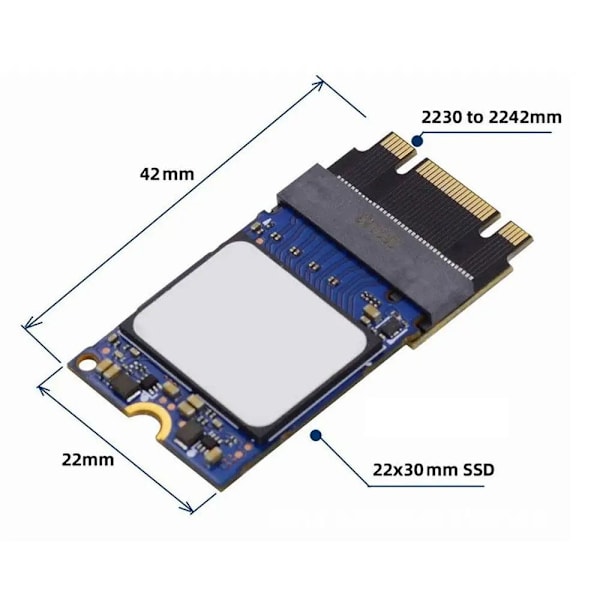 SSD Expansionskort SSD Adapter Disköverföringskort