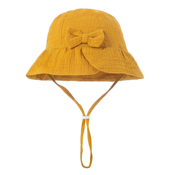 Jenter Bøttelue Babycapser GUL yellow