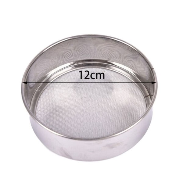 Kök Mesh Mjöl Sifter Mjöl Sikt 12CM 12CM 12cm