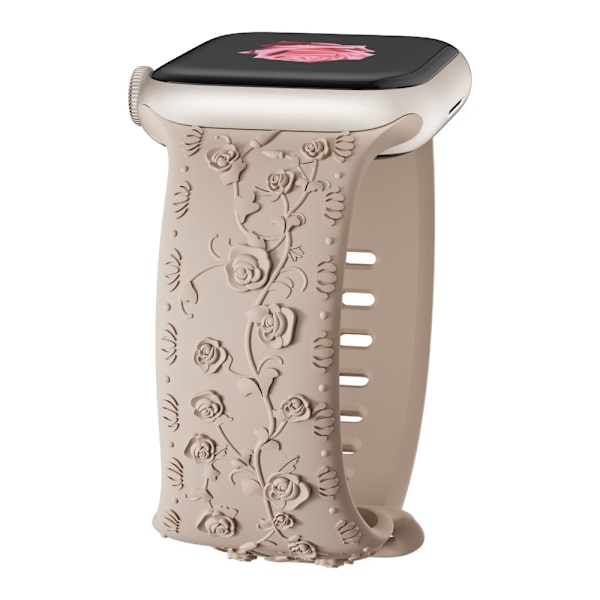 Apple Watch -ranneke Silikoninen ranneke PINK 42/44/45MM PINK pink 42/44/45mm