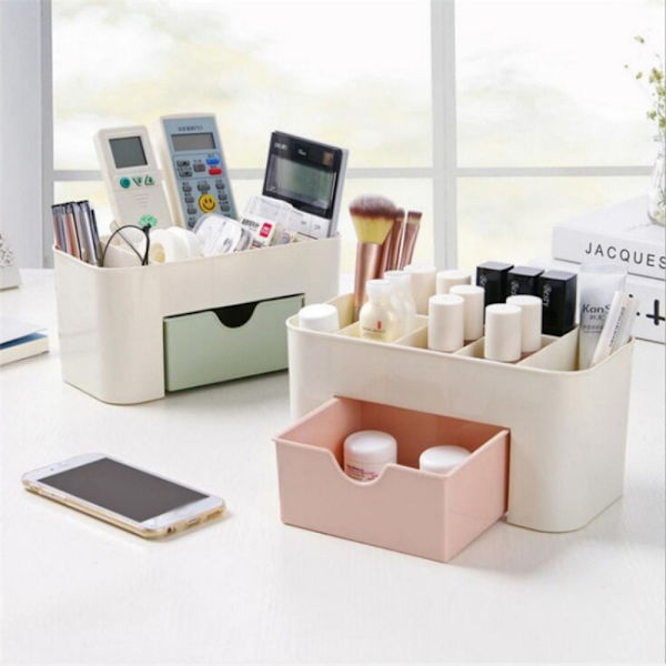 Nordic Desktop Skuffe Kosmetisk Opbevaringsboks PINK pink