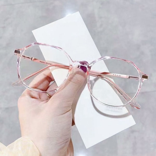 Anti-blått ljus glasögon fyrkantiga glasögon ROSA STIL 1 STIL 1 Pink Style 1-Style 1