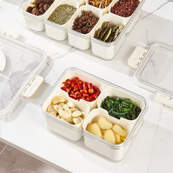 2 st Snackbox Behållare Grönsakslåda Fruktlåda White 2 Pcs-2 Pcs