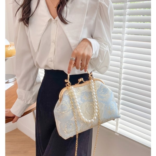 Bankettveske Qipao Bag LYS GULL LYS GULL Light Gold