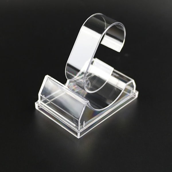 Ur Display Holder Transparent Armbåndsur Etui SORT Black
