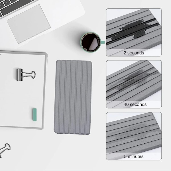Diatomite Coaster Vattenabsorberande pad GRÅ L gray L