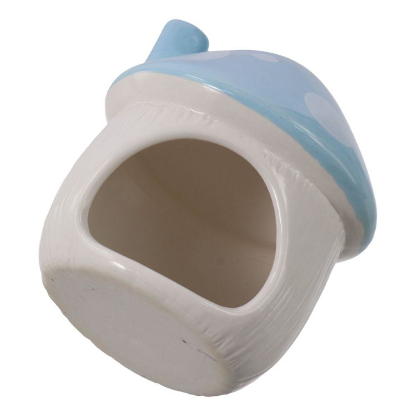 Svampeformet keramisk Hamster Hideaway Bed Lille Pet Habitat