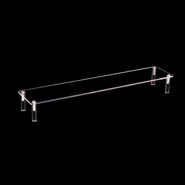 Akryl utstillingsstativ figurhylle 40X8CM Tre-lags 40X8CMThree-layer