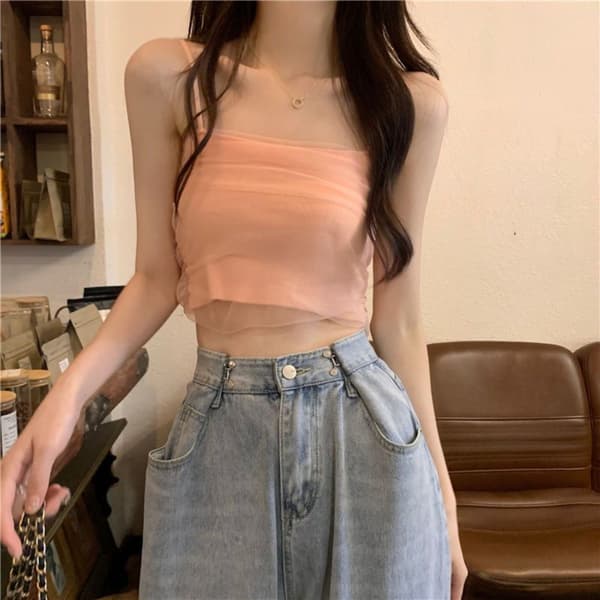 Mesh Sling Vest APRICOT Apricot