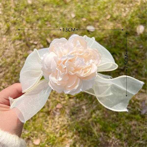 Blomsterhårklemmer Hårspenner BEIGE 2 2 beige 2-2