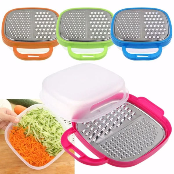 Grönsakshackare Slicer Ost Morot Shredder BLÅ Blue