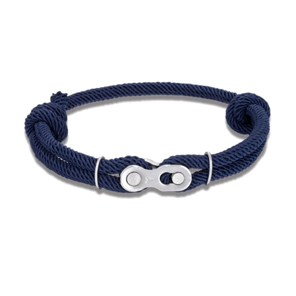 Sykkelkjedearmbånd Nautical Rope Armbånd GRÅ Grey